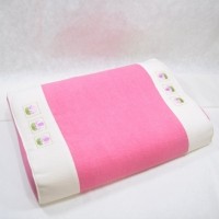 연꽃 메모리폼 베개 분홍색